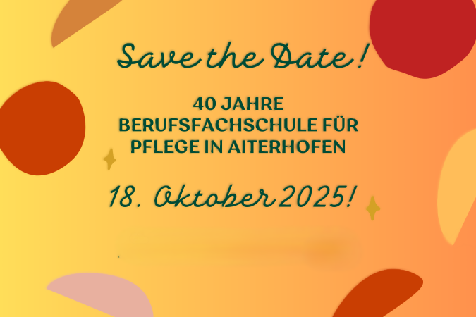 Wir feiern 40 Jahre Pflegeausbildung